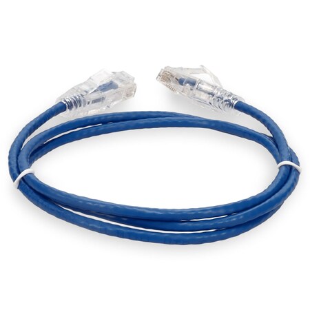 Add-On Addon 12Ft Rj-45 (Male) To Rj-45 (Male) Straight Microboot, Snagless ADD-3FSLCAT6-BE
